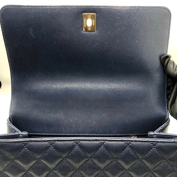 CHANEL Coco Handle Caviar Skin Handbag - Picture 8 of 16